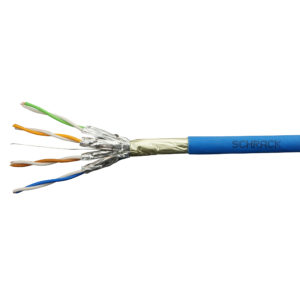 Кабел F/FTP Cable Cat.6a, 4x2xAWG23/1, 500MHz, LS0H, blue Schrack
